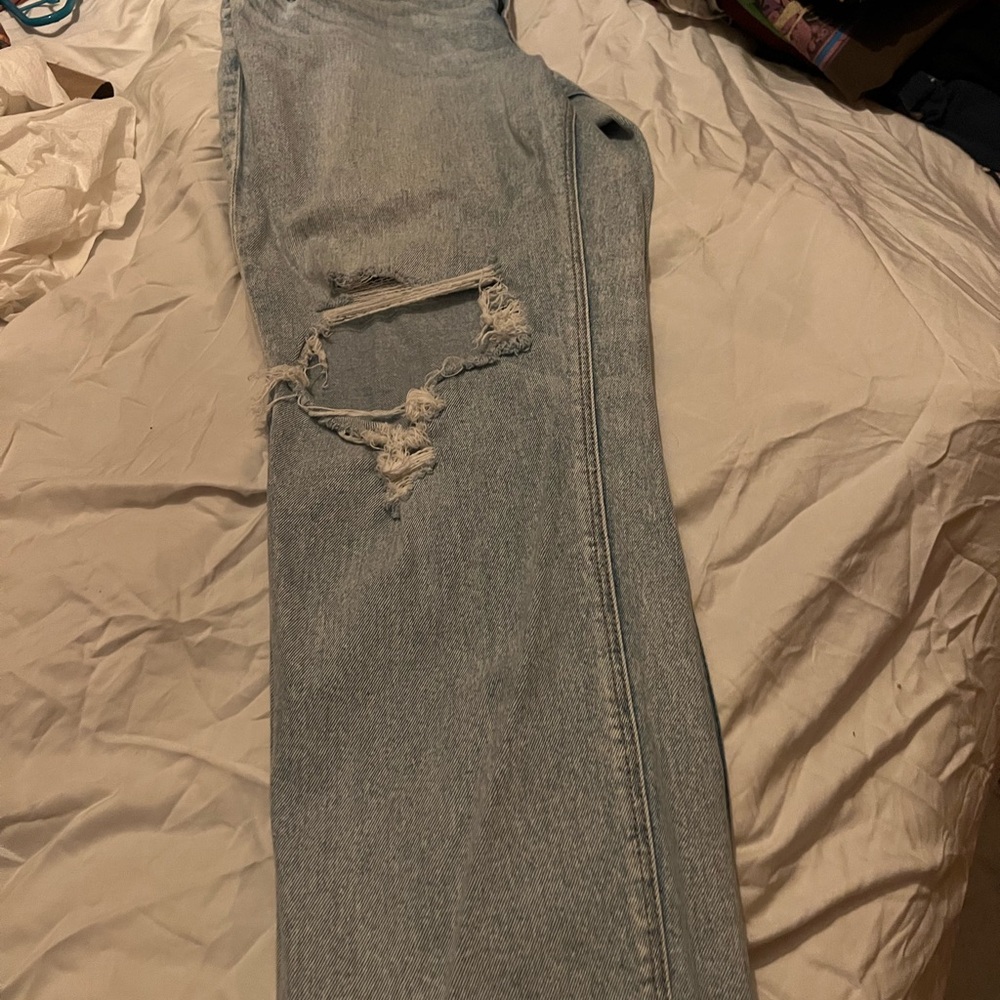 American Eagle Outfitters Blue Straight Leg Jeans